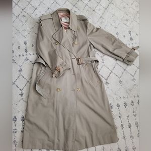 Classic Vintage Aquascutum London Aqua 5 Unisex Trench Coat